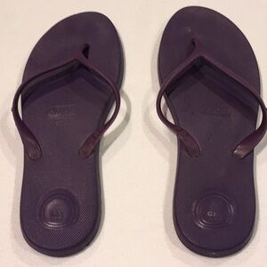 Dupe All-Rubber Flip Flops Deep Purple